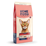 HOME FOOD Беззерновий гіпоалергенний сухий корм для дорослих стерилізованих/кастрованих котів, Качка та груша, НА ВАГУ
