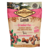 Carnilove Dog Crunchy Snack Lamb with Cranberries Ласощі для собак для міцного імунітету з ягнятиною та журавлиною 200 г