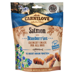 Carnilove Dog Crunchy Snack Salmon with Blueberries Ласощі для собак для покращення роботи мозку з лососем та чорницею 200 г