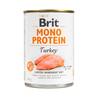 Brit Mono Protein Turkey Корм вологий для собак з індичкою 400 г