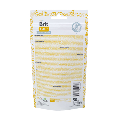 Brit Care Functional Snack Shiny Hair Ласощі для котів для здоров я шкіри та шерсті з лососем 50 г