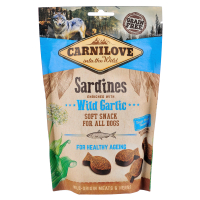 Carnilove Dog Semi Moist Snack Sardines with Wild Garlic Ласощі для собак для уповільнення процесів старіння з сардиною та часником 200 г