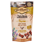 Carnilove Cat Semi Moist Snack Chicken with Thyme Ласощі для котів для здоров я сечовивідних шляхів з куркою та чебрецем 50 г