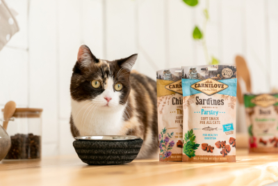Carnilove Cat Semi Moist Snack Sardine with Parsley Ласощі для котів з чутливим травленням з сардиною та петрушкою 50 г