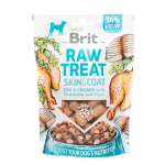 Brit Care Raw Treat freeze-dried Skin and Coat Лакомство для собак для кожи и шерсти, рыба и курица, 40 г