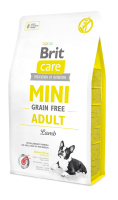 Brit Care Grain Free Mini Adult Lamb Корм сухий для дорослих собах мініатюрних порід з ягням 2 кг