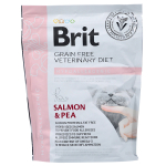 Brit Grain Free VetDiet Cat Hypoallergenic Корм сухий для котів з харчовою алергією та непереносимістю з лососем та горохом, 400 г