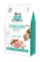 Brit Care Cat Grain Free Sterilized Urinary Health Корм сухой для стерилізованих котів для підтримання сечостатевої системи з куркою 400 г
