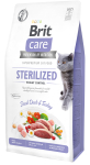 Brit Care Cat Grain Free Sterilized Weight Control Корм сухий для стерилізованих котів з надмірною вагою з качкою та індичкою, НА ВАГУ