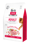Brit Care Cat Grain Free Adult Activity Support Корм сухой для уличных и взрослых кошек филе индейки и курицы 400 г