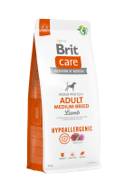 Brit Care Dog Hypoallergenic Adult Medium Breed Корм сухий для собак середніх порід гіпоалергенний з ягням, НА ВАГУ
