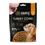 Savory Puppy Coins With Turkey Джерки монетки для цуценят з індичкою, 100 г