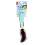 GiGwi ROOKIE HUNTER Игрушка для кошек Кролик голубой с шорохом текстиль, бумага, 38 см