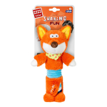 GiGwi Shaking Fun Іграшка для собак Лис з великою пищалкою текстиль, плюш, 32 см