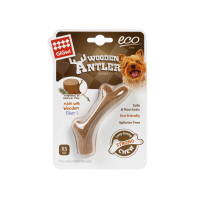 GiGwi Wooden Antler Іграшка для собак Ріг жувальний, дерево, полімер, S 14 см