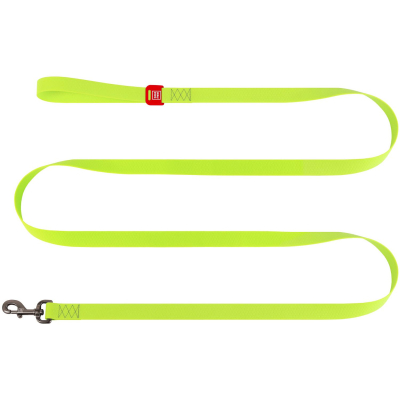 WAUDOG Waterproof Повідець для собак водостійкий, салатовий S, Ш 15 мм, Д 183 см