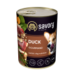 Savory Dog Gourmand Duck Корм вологий паштет для дорослих собак усіх порід з качкою 400 г
