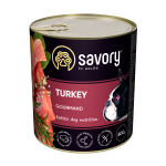 Savory Dog Gourmand Turkey Корм вологий паштет для дорослих собак усіх порід з індичкою 800 г