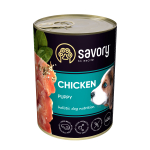 Savory Dog All breeds Puppy Chicken Корм вологий паштет для цуценят усіх порід з куркою 400 г