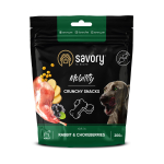 Savory Mobility Rabbit and Chokeberries Хрустящие лакомства для собак всех пород для здоровья суставов с кроликом и черноплодной рябиной 200 г 