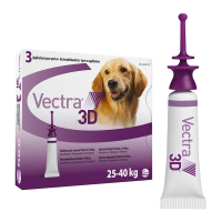Ceva Вектра 3Д Краплі проти бліх і кліщів для собак вагою 25-40 кг