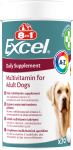 Вітаміни 8in1 Excel Adult для дорослих собак мультівітамінна кормомва добавка, 70 табл. 661821, Сузирье