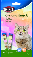 Trixie Creamy Snacks Ласощі для котів з куркою 14 г, ПОШТУЧНО