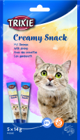 Trixie Creamy Snacks Ласощі для котів з тунцем і креветками 14 г, ПОШТУЧНО