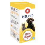 Helpet Антигельм-ВС Суспензія від глистів у собак та котів, 10 мл