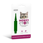 Provet МОКСІСТОП Краплі для котів до 4 кг антигельмінтний препарат на холку 1 піпетка х 0,4 мл