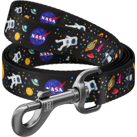 WAUDOG Nylon Повідець для собак нейлоновий малюнок "NASA", Ш 15 мм, Д 122 см