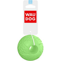 WAUDOG Fun М'ячик з термопластичної гуми, що світиться в темряві, зелений, Ø 7 см