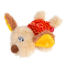 GiGwi Plush Іграшка для собак Собачка з пискавкою текстиль, пластик, 13 см