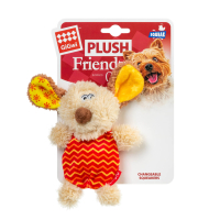 GiGwi Plush Іграшка для собак Собачка з пискавкою текстиль, пластик, 13 см