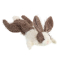 GiGwi Plush Іграшка для собак Заєць, шкурка з пищалки текстиль, 47 см