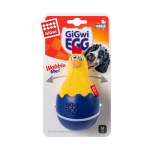 GiGwi Basic Іграшка для собак Курча-неваляшка з пискавкою текстиль, гума, 14 см