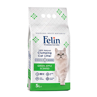 Felin Green Apple Scented Наповнювач для котячого туалету 5 л