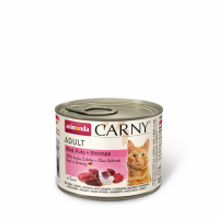 Carny Adult Beef, Turkey Shrimps Корм вологий для домашніх котів з яловичиною індичкою і креветками 200 г