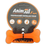 AnimAll Fun Іграшка кістка, помаранчева, 8 см