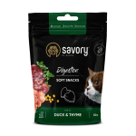 Savory М'які ласощі для покращення травлення котів, качка та чебрець 50 г