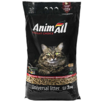 AnimAll Деревний наповнювач для котів, 7.5 кг