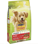 Purina Friskies Active Сухий повнораціонний корм для дорослих собак з підвищеною активністю, з яловичиною та овочами, НА ВАГУ