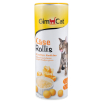 GimCat Kase-Rollis Ласощі для котів загальнозміцнюючий комплекс кульки з сиром, 15 шт пакетик