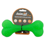 AnimAll Fun Іграшка кістка, зелена, 15 см