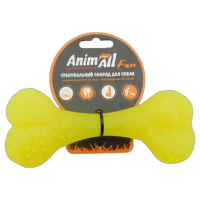 AnimAll Fun Іграшка кістка, жовта, 15 см
