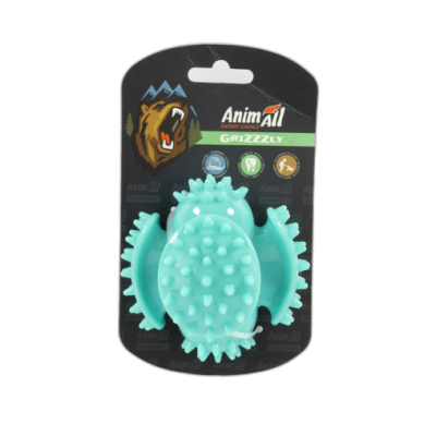 AnimAll GrizZzly Іграшка мультифункціональний мʼяч, для собак, 9.3 см, мʼятна