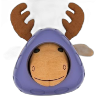 AnimAll GrizZzly Іграшка оленятко, 8.4×8×8.8 см