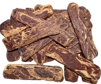 Ласощі для собак, Яловичий бекон