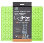 Licki Mat Buddy Каучуковий килимок для повільного харчування для собак, зелений, XL 30 х 25 см