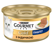 Purina Gourmet Консервований корм для кішок з індичкою, паштет 85 г